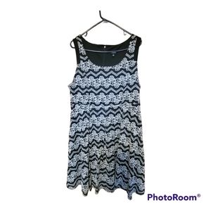 TORRID Chevron Lace  Print‎ Sleeveless Dress Sz18nPlus